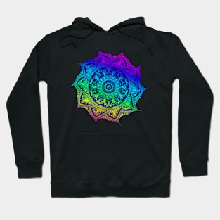 Rainbow Mandala Hoodie